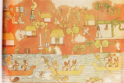 From http://indigenousboats.blogspot.com/2014/04/maya-canoes.html