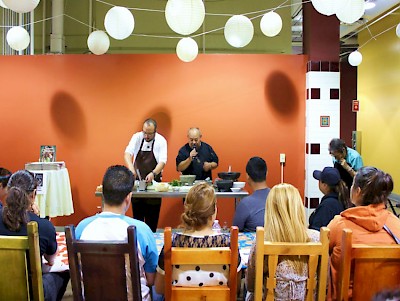 The Cetinas in Los Angeles [More from LA Magazine http://www.lamag.com/digestblog/learn-to-make-chichen-itzas-conchinita-pibil-on-august-25/]