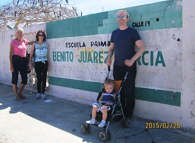 Sharon Helgason of the Chicxulub Food Bank near Progreso, Yucatan, Mexico