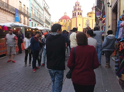 The streets during the festival