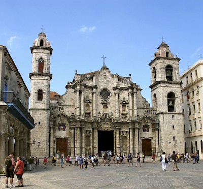 Our Lady of Immaculate Conception Cathedral where President Obama met with Cardinal Jamie Ortega.