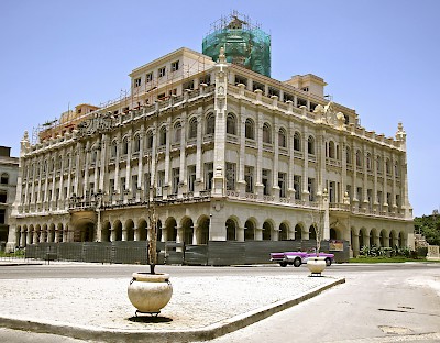 The old Presidential Palace, now the Museum of the Revolution where Raul Castro and Barack Obama held private meetings and a press conference.