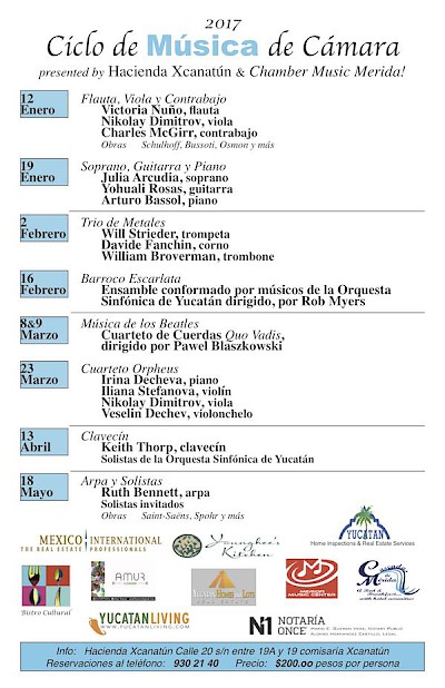 Chamber Music Merida! Series Poster