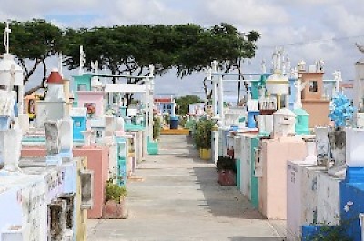 Cemetery and Day of the Dead in Merida Yucatan Mexico