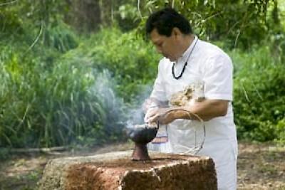 Maya Ceremony in Yucatan