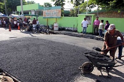 Pedestrian Topes in Merida' schools