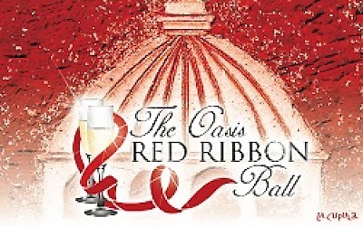 The Oasis Red Ribbon Ball in Merida Yucatan Mexico