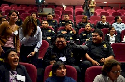 Laughter Therapy for Police in Merida Yucatan Mexico
