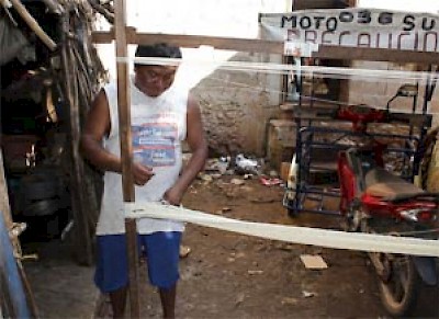 Weaver in Teabo for Hammock Boutique, Merida, Yucatan