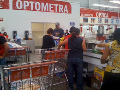 Inside Costco in north Merida Yucatan