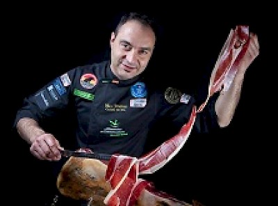 Master Ham Cutter in Merida Yucatan Mexico