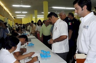 Antidoping to Bus Drivers in Yucatan Mexico