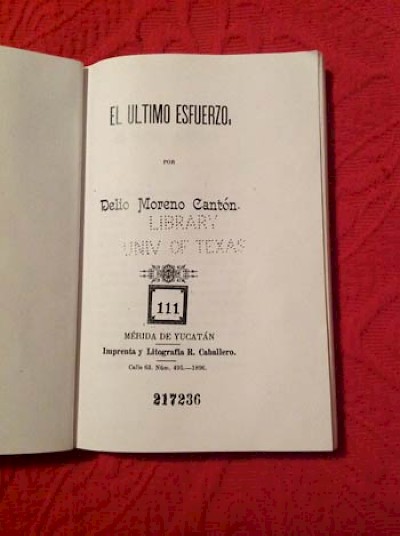 Title Page of One Last Effort